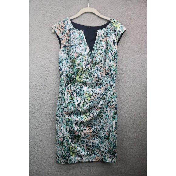 Black Saks Fifth Avenue Ruched Bodycon Dress-Size 4-Lined - Picture 1 of 14